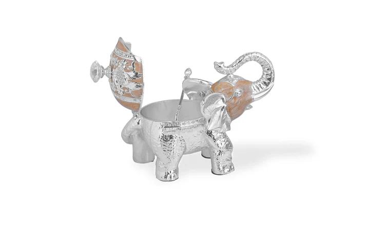 Enamel Elephant Candy Box