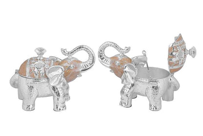 Enamel Elephant Candy Box