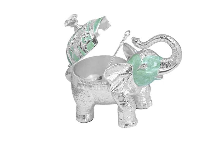 Enamel Elephant Candy Box