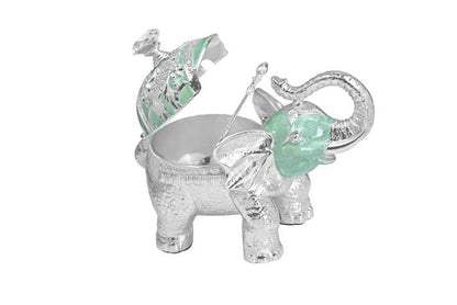 Enamel Elephant Candy Box