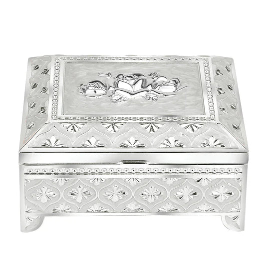 Enamel jewellery box -MOP
