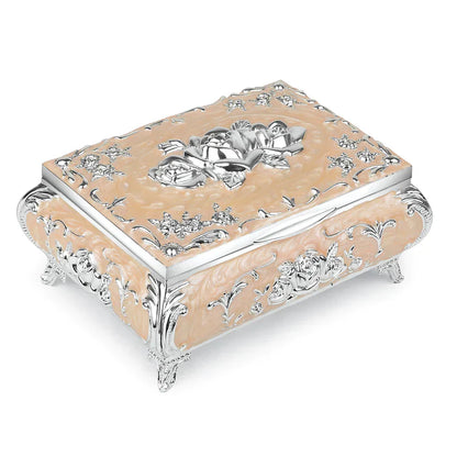 Enamel Rose Box Peach S