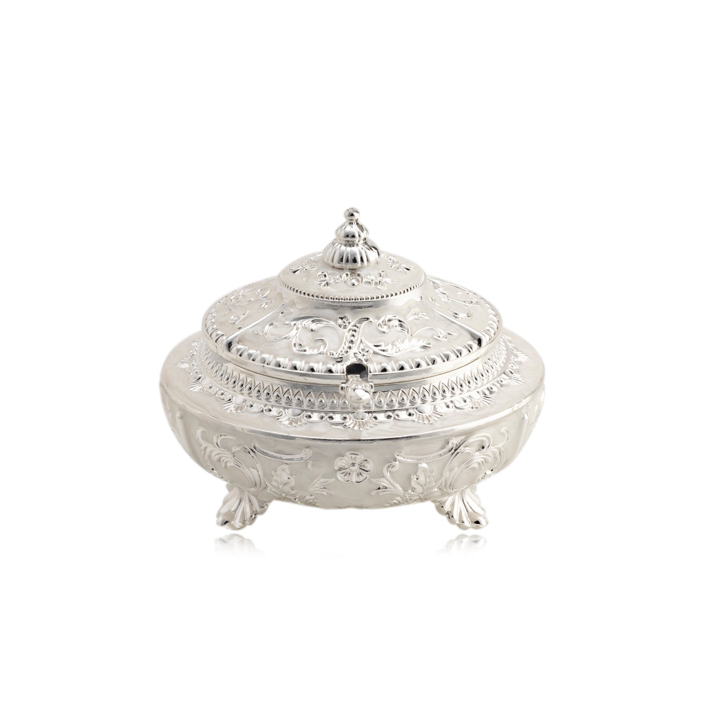 Enamel Sugar Pot set of 2 with Tray