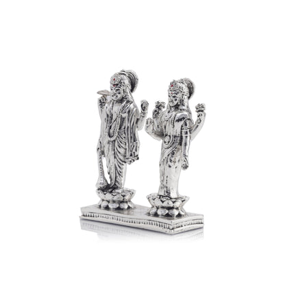 Silver Plated Laxmi-Vishnu Ji