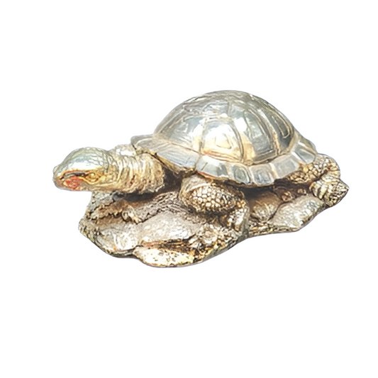 Silver-Plated Tortoise